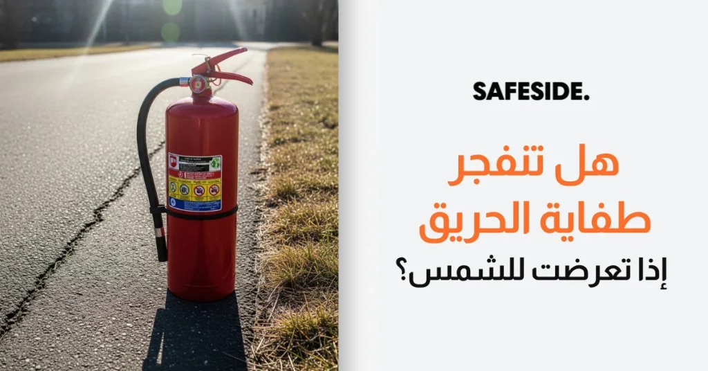 هل تنفجر طفاية الحريق إذا تعرضت للشمس؟