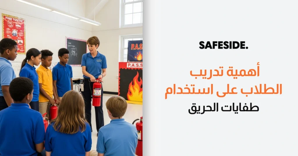 أهمية تدريب الطلاب على استخدام طفايات الحريق