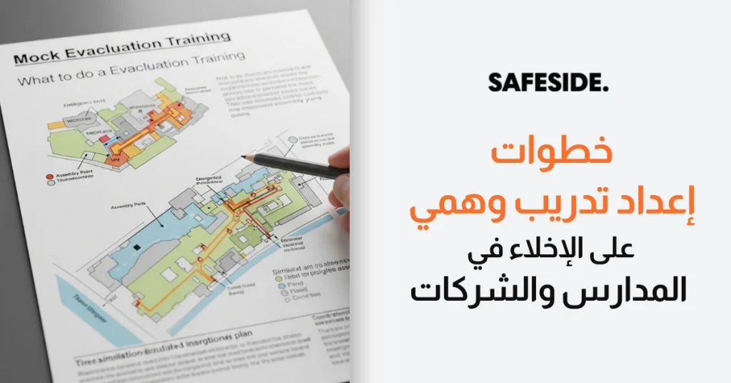 خطوات إعداد تدريب وهمي على الإخلاء في المدارس والشركات